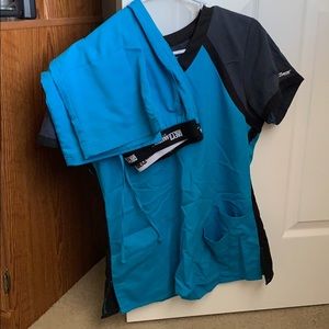 Greys Anatomy Blue Medium Scrubs